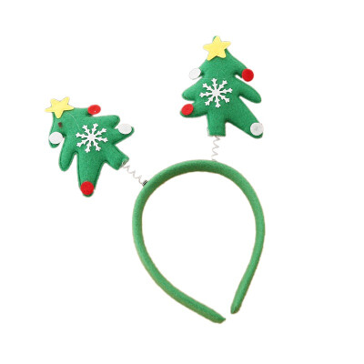 

Christmas Headbands Headwear Xmas Tree Party Hats Hair Band Clasp Head Hoop Decoration Accessories Gifts For Party
