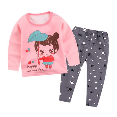 

2pcsset Cotton Spring Autumn Baby Boy Girl Clothing Sets Newborn Clothes Set For Babies Boy Clothes SuitShirtPantsInfant Set