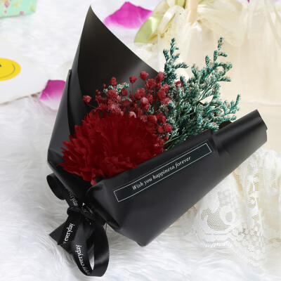 

Gobestart Carnation Creative Dried Flower Bouquet Gift Box Holiday Mini Bouquet