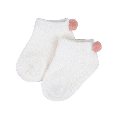 

Autumn Winter Newborn Socks Cotton Warm And Thick Socks 0-4 Years Non-slip Coral Fleece Socks