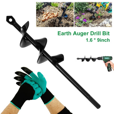 

22x4 cm Garden Auger Drill Bit Digging Bulb Drill Bit Replacement