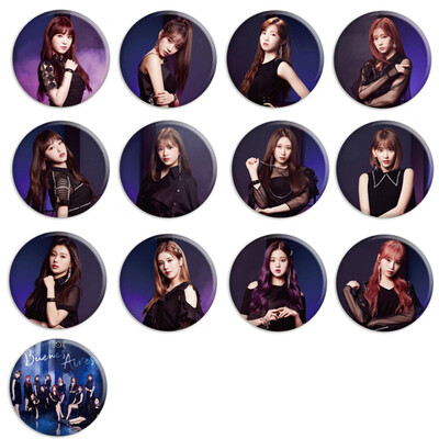 

redCherry Kpop Izone 3rd Song Vampire Brooches Button Badges Pins Set for Clothes Backpack Pencil Case