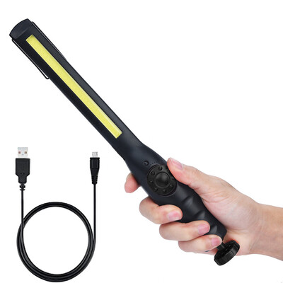 

〖Follure〗Multifunction Rechargeable COB LED Slim Work Light Lamp Flashlight