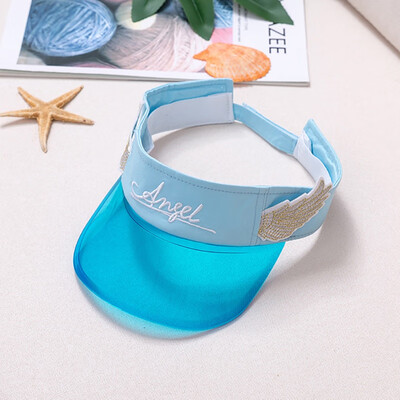 

Baby Cat Baby Cute Letter Embroidery Empty Top Hat Sunscreen Tourism Beach Outdoor Children Sun Cap