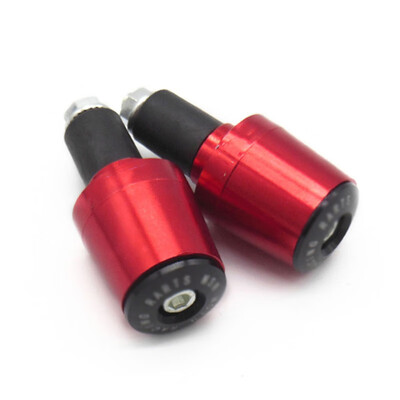 

2x Aluminum Alloy Handlebar Shockproof Motorcycle Grips Bar Plug Slider End Cap
