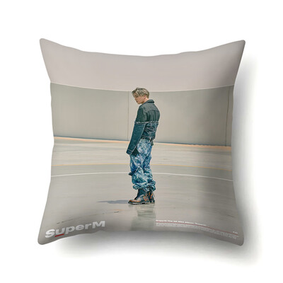 

redCherry Kpop SuperM Jopping Square Throw Pillow Case Cushion Cover 18x18 inch