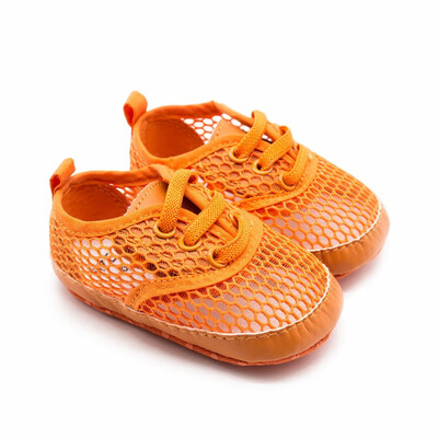 

Infant Toddler Newborn Baby Girls boys Sandals Hollow Mesh Breathable Infant first Walker Baby Girls Prewalker Soft Soled Shoes