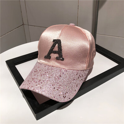 

Hat female spring Korean version versatile baseball cap harbor wind letter curved eaves cap leisure Street shade hat trend