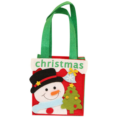 

Toponeto Novelty Christmas Candy Bag Non-woven Gifts Dessert Storage Pouch Holder Party