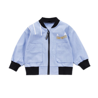 

jacket for boys Baby Boy Clothes Coat Cartoon Letters Print Casual Zipper Sweatshirt Kids Outerwear Childrens jacket Tops