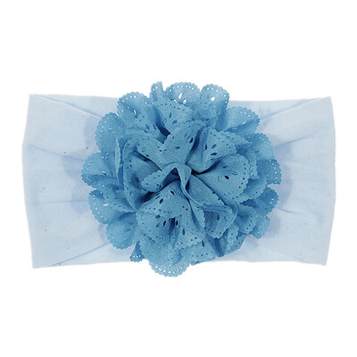 

15 colors Newborn Floral HeadBand Baby Lace Flower Headwrap Infant Elastic Headband Toddler Hair Turban Headwear