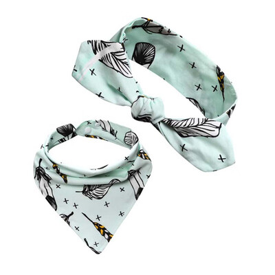 

New Cotton Baby Bibs Burp Cloth Set Bow Hair Stuff Cartoon Triangle Baby Bibs Burp Cloth Reusable Baby Toddler Bib Apron