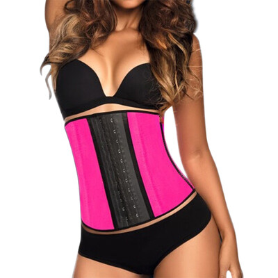 

100 Latex Waist Trainer Corset 9 Steel Bone Shapewear Body Women Corset Slimming Belt Waist Shaper Cinta Modeladora -6XL