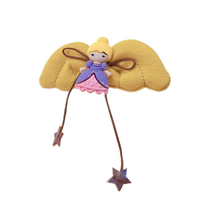 

Girls Cute Hair Clips With Cartoon Wings Design Hair Pin Children Hairpin Princess Hair Accessories