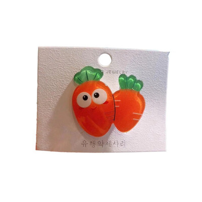 

1Pcs Girls Hair Clips Cute Cartoon Fruit Design Hair Pin Children Hairpin Princess Hair Accessories
