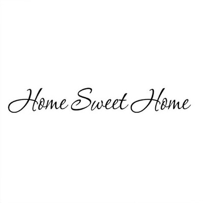 

Removeable Wall Decal Stickers Home Sweet Home Bedroom Decor Art DIY Stickers