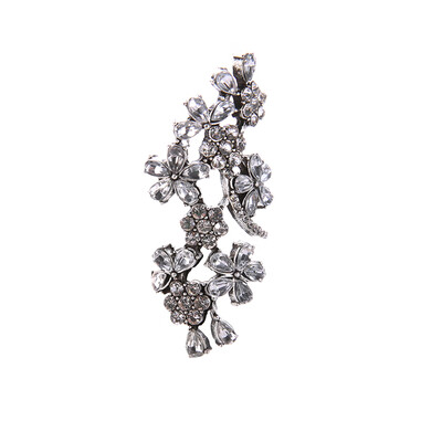 

Rhinestone Ring Fine Jewelry Retro Luxury Exquisite Rose New Hot Fashion Flower Full ring