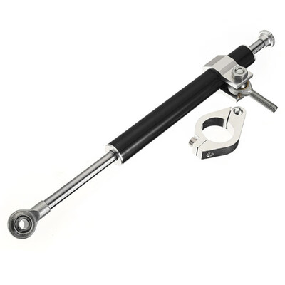 

1 Motorcycle Black 330mm Steering Direction Damper Fork Stabilizer Replacement