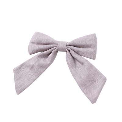 

Casual New Baby Children Girls Hairpin 14 Colors Cloth Cute Sweet High Quality Swallowtail Bowknot Shape Solid Colors Hair Clip