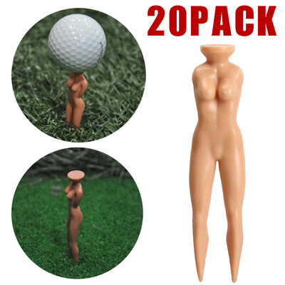 

〖Follure〗20PACK 3 Sexy Girl Lady Tees Nude Woman Plastic Golf Tees Golf Accessories
