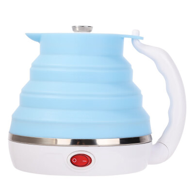 

Electric Kettle Travel Foldable Food Grade Silicone Water Kettle With Dual Voltage Separable Power Cord – 110V220V 600 ML