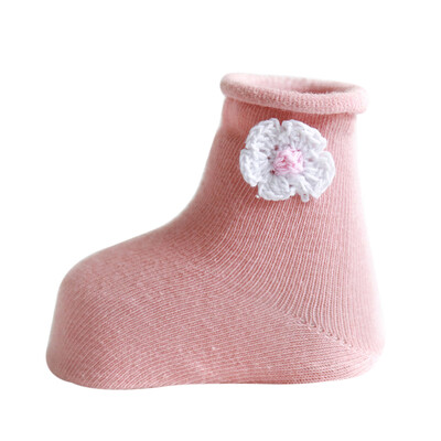 

Newborn Baby Sock Flower Pattern Sole Soft Sock Boys Girls Sock Infant Toddler Anti-slip Floor Socks