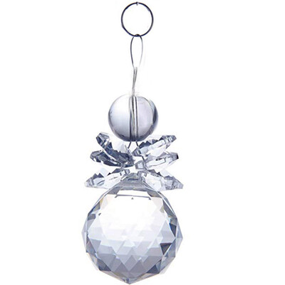 

Toponeto Suncatcher 30mm Crystal Ball Window Hanging Decoration Pink Ornament Rainbow