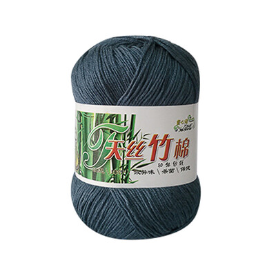 

Gobestart New Bamboo Cotton Warm Soft Natural Knitting Crochet Knitwear Wool Yarn 50g A