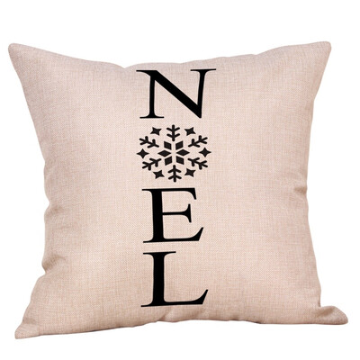 

〖Follure〗Merry Christmas Pillow Cases Cotton Linen Sofa Cushion Cover Home Decor