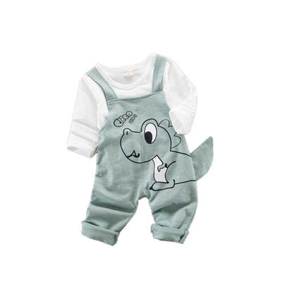 

Baby Boy Clothes Long Sleeve Newborn Baby Sets Infant Clothing Casual T-shirt Suspender Trousers 0-3T