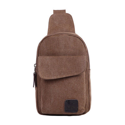 

Men Crossbody Bags Canvas One Shoulder Backpack Oblique Chest Pack Fashion Bag