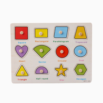 

Gotoamei Wooden Number Lette Puzzle Jigsaw Early Learning Baby Kids Educational Toys A