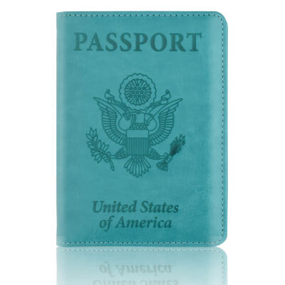 

Vintage PU Leather Passport Anti-Magnetic Storage Bag Passport Cover Card Wallet Storage Bag