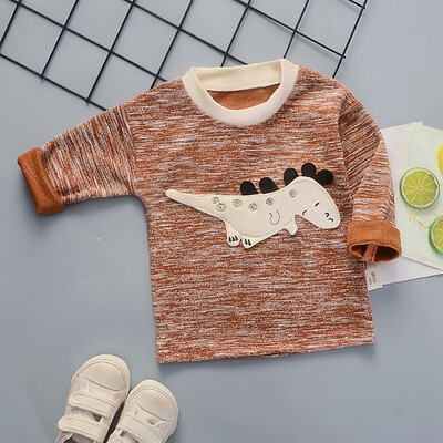 

Autumn Baby Boys Girls Cartoon Pattern Long Sleeve Sweatshirt Casual Toddler Outerwear Clothes