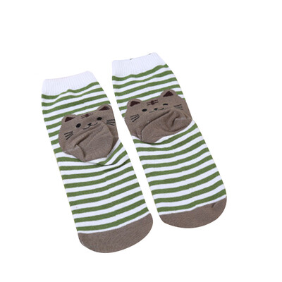 

Fashion High Quality Various Styles Women Casual Cotton Socks Cute Cats Winter Autumn Korean Style Knit Socks