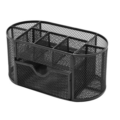 

Toponeto Pencil And Pen Holder Office Desk Supplies Organizer Desktop Metal Storage Mesh