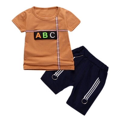 

New Baby Girls Boys Clothes Quality Cotton Kids Bodysuit Summer Short Sleeve Children Clothing Sets Cartoon Body Suit