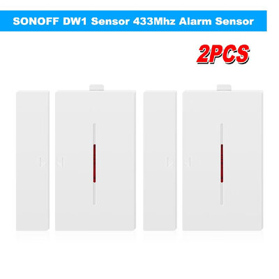 

5PCS SONOFF DW1 Sensor 433Mhz Door Window Alarm Sensor Wireless Automation Anti-Theft Alarm Compatible With RF Bridge For Smart Ho