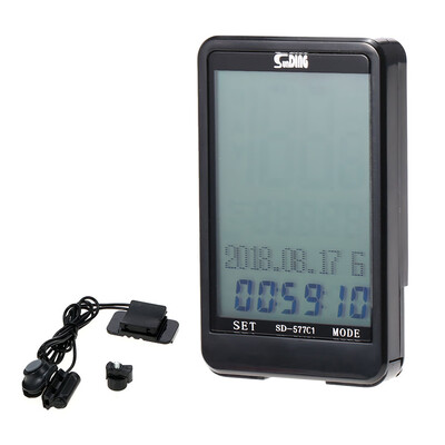 

Bike Computer Cycling Computer Bike Odometer 25 Big Screen Cyclocomputer Speedmeter MTB Road Bike Computer Stopwatch Wireless