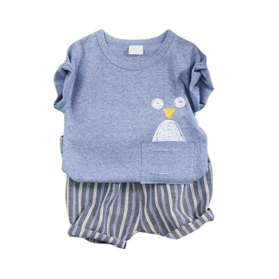 

hot sale Baby boy clothes summer kids clothes sets t-shirtpants suit newborn sport suits