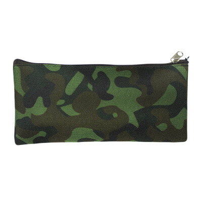 

Creative Simple Large Capacity Camouflage Canvas Pencil Case School Stationery