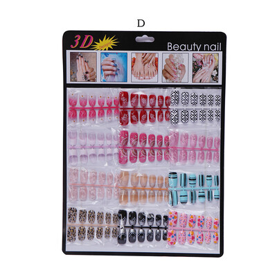 

Gobestart 144pcs Mixed Set False Nail Tips Artificial Fake Nails Art Acrylic Manicure Gel