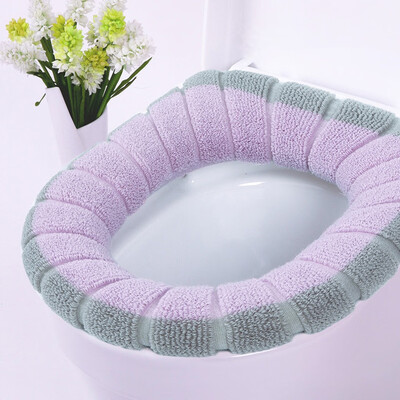 

JPGIF Bathroom Toilet Seat Closestool Washable Soft Warmer Mat Cover Pad Cushion