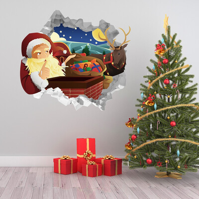 

Tailored Wall Stickers Decor Christmas Wall Sticker Home DIY Decals For Door And Window