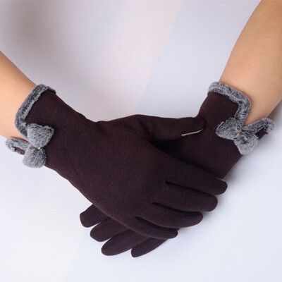 

2019 New Winter Autumn New Fashion Gloves Touchscreen Women& Winter Outdoor Sport Full Finger Gloves Cashmere Stitching Glove