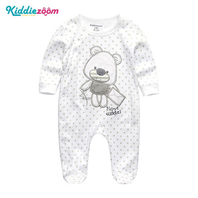

Kiddiezoom Jumpsuit Long Sleeve Spring Autumn Baby Rompers Cotton Newborn 0-12Months Baby Clothes Stars Stripes Baby Supplies