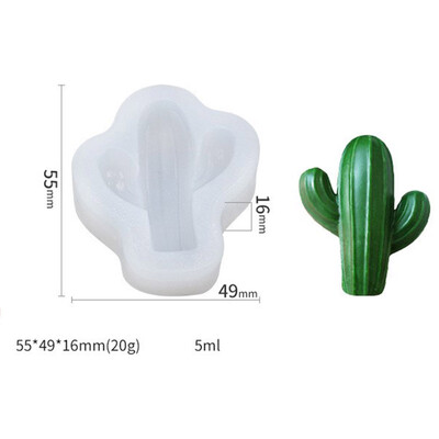 

Succulent Cacti Candle Mold Moulds DIY Craft Soap Molds Plaster Silicone Molds