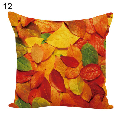 

Maple Leaves Square Throw Pillow Case Cushion Cover Home Sofa Bed Car Decor