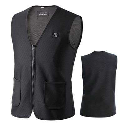 

Womens Winter Warm Waistcoat Electric Heating Vest USB Charging Winter Warmer Coat Fishing Climbing Skiing Exploration Snowmobile