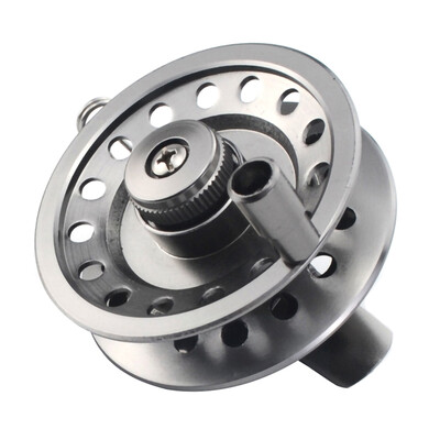

Full Aluminum Ice Fishing Reel Right Handed V-shape Ice Fishing Wheel 50mm 60mm Fly Fishing Reels Gear Ratio 11
